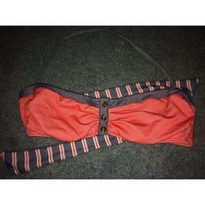 NWOT Tommy Hilfiger bikini top bandeau swim suit